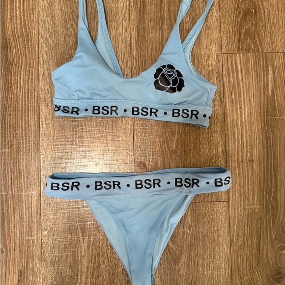 BSR Break Rules Blue Bikini Set - Picture 1 of 8